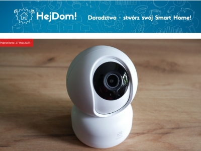 hejdom.pl testuje Smart PTZ Camera 360 - WOOX R4040